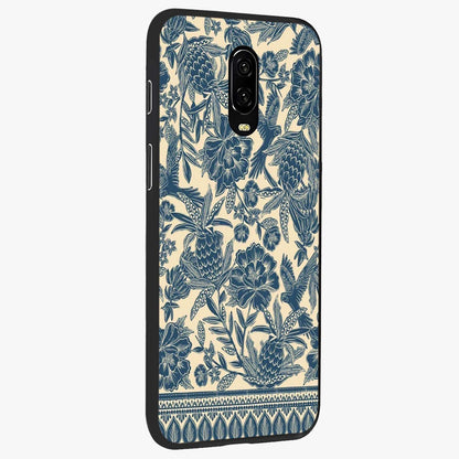 Heirloom Wild Bloom Glass Case upright view showcasing delicate wildflower artwork with timeless floral theme.