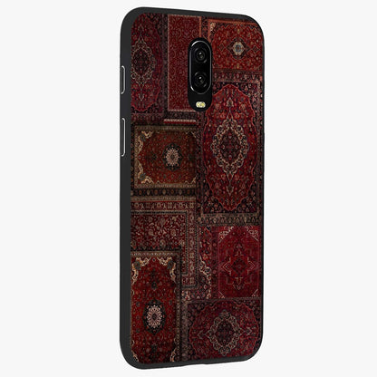 Persian Velvet Tale Glass Case upright view showcasing elegant Persian artwork with classic heritage theme.