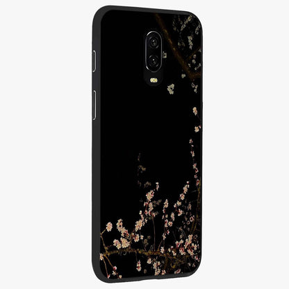 Petal Moon Light With Custom Name Glass Case upright view showcasing elegant floral moon artwork with personalized aesthetic.