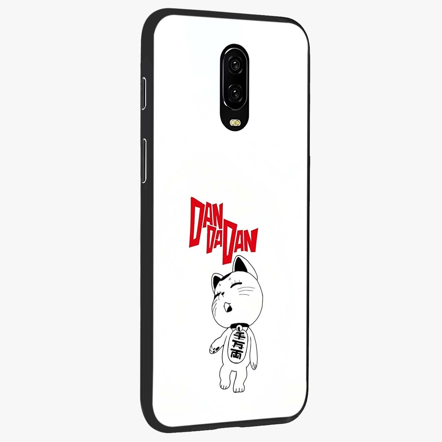 Playful Spirit Charm Glass Case upright view showcasing vibrant charm artwork with fun artistic theme.