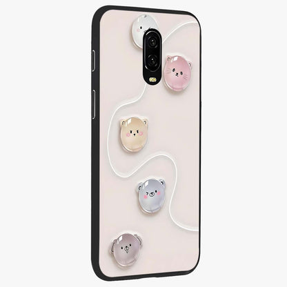 Puffy Face Parade Glass Case upright view showcasing adorable character artwork with cheerful animated theme.