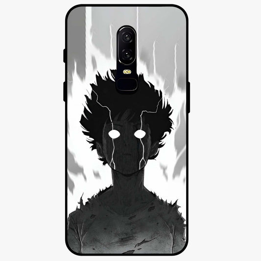 Awakened Inner Rage Glass Case showing flat back view with intense artistic artwork and glossy glass finish.