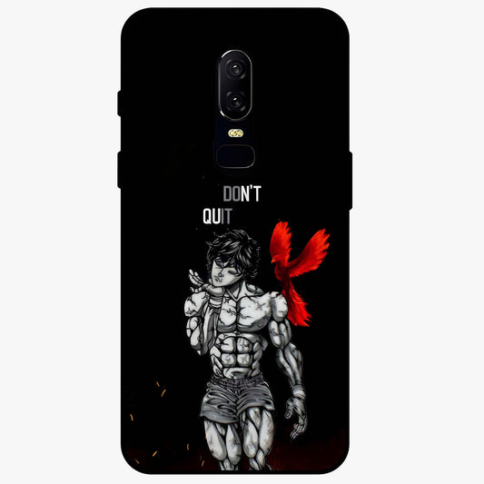 Rise Beyond Limits Glass Case showing flat back view with motivational typography artwork and glossy glass finish.