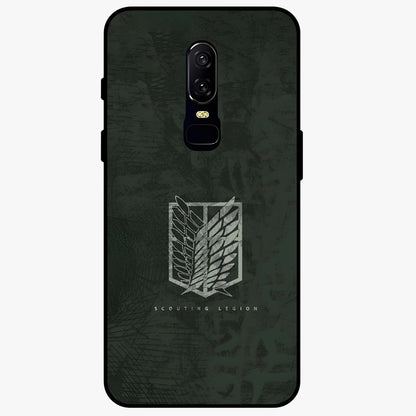 Wings Of Freedom Glass Case showing flat back view with symbolic wings artwork and glossy glass finish.
