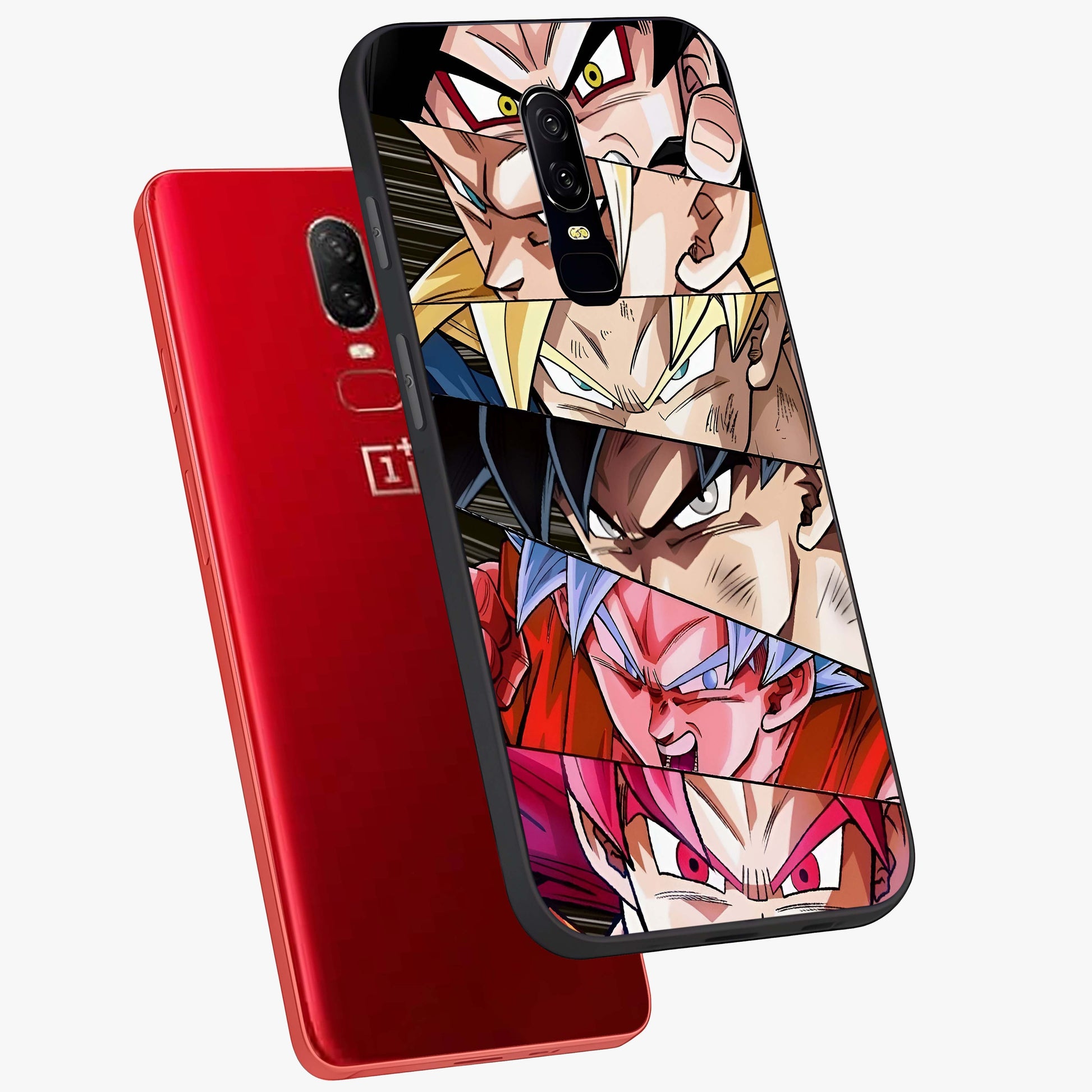 Anime Character Glass Case displayed in angled mockup highlighting colorful anime character illustration.
