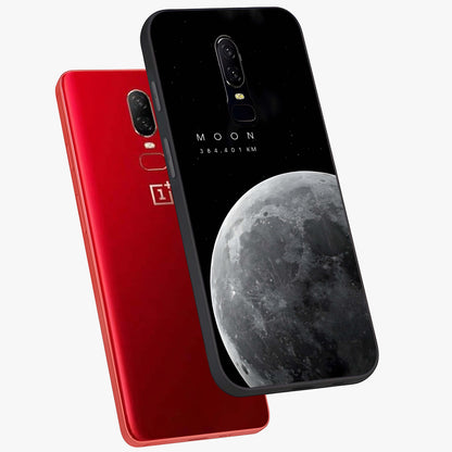 Cosmic Moon Glow Glass Case displayed in angled mockup highlighting celestial moon design with cosmic aesthetic theme.