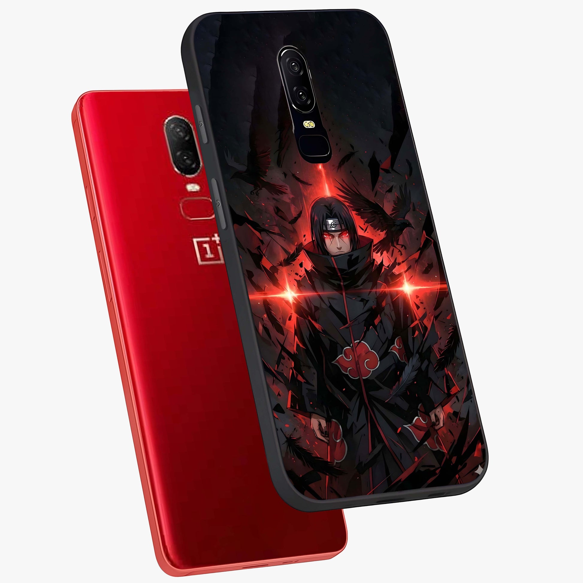 Focused Blade Discipline Glass Case displayed in angled mockup highlighting clean minimal text artwork with modern aesthetic style.