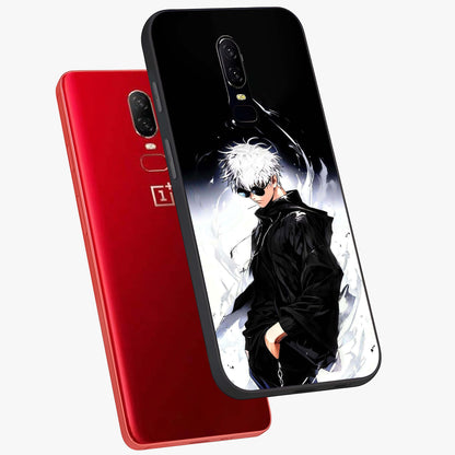 Limitless Shadow King Glass Case displayed in angled mockup highlighting dramatic dark hero design with intense aesthetic.