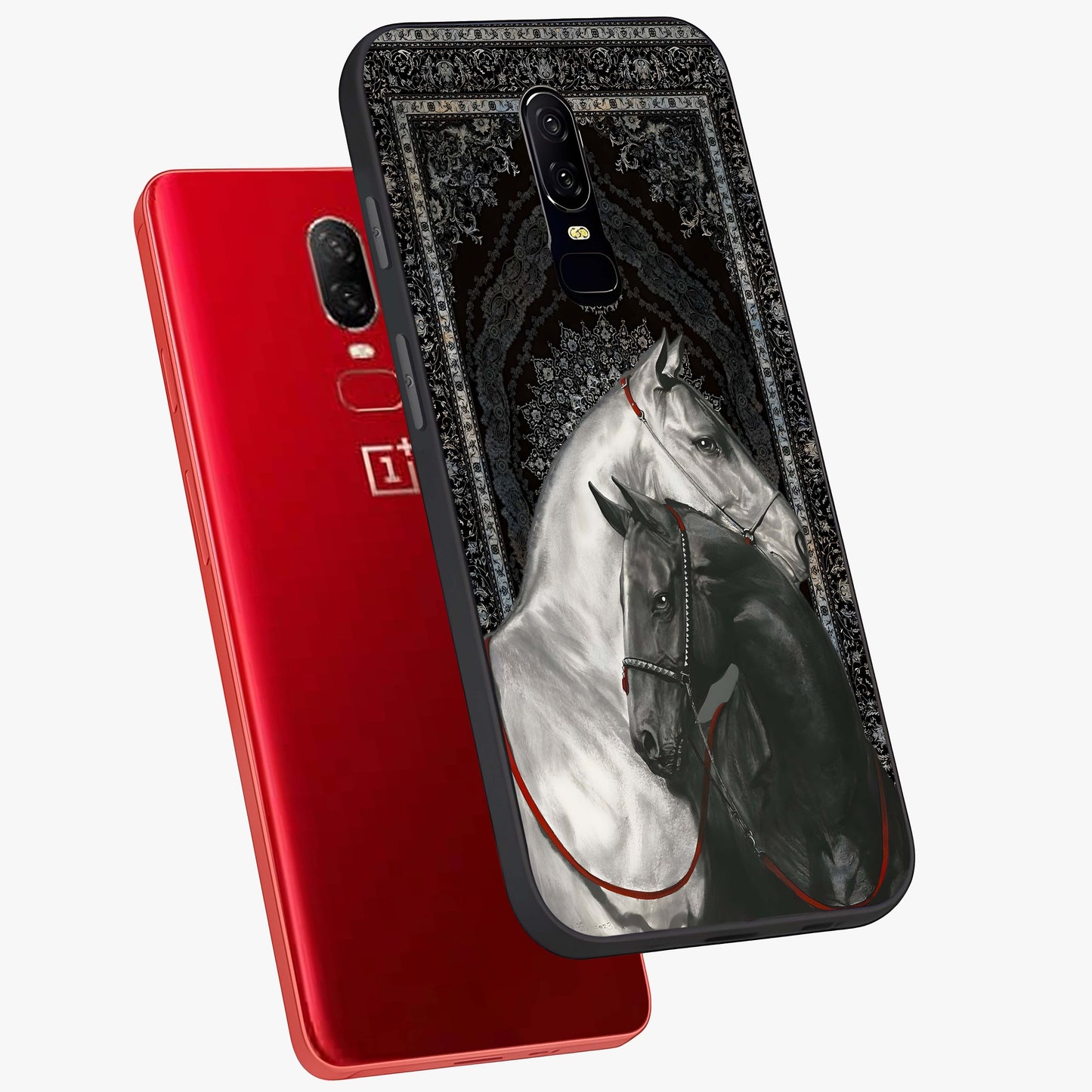 Majestic Ride Legacy Glass Case displayed in angled mockup highlighting sleek vehicle design with bold racing aesthetic.