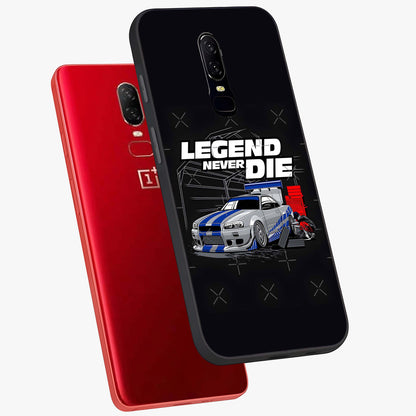 Midnight Racing Legacy Glass Case displayed in angled mockup highlighting dynamic automotive design with bold midnight aesthetic.
