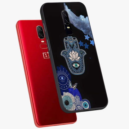 Mystic Hand Aura Glass Case displayed in angled mockup highlighting magical aura design with spiritual aesthetic style.