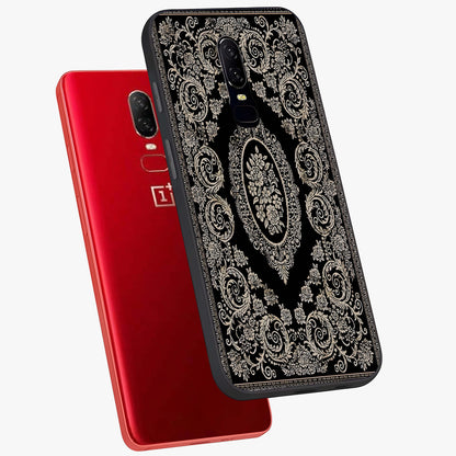 Noir Bloom Elegance Glass Case displayed in angled mockup highlighting refined flower design with stylish noir aesthetic.