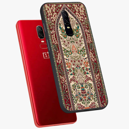 Persian Inspired Glass Case displayed in angled mockup highlighting intricate traditional design with elegant cultural aesthetic.