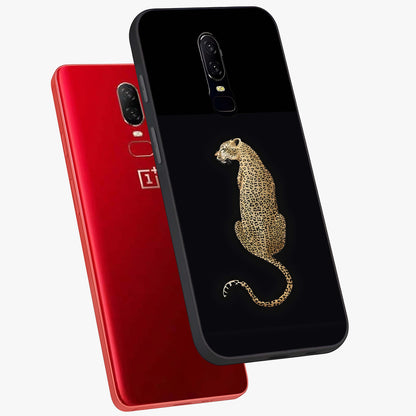 Regal Leopard Glass Case displayed in angled mockup highlighting powerful animal illustration with stylish wild aesthetic.
