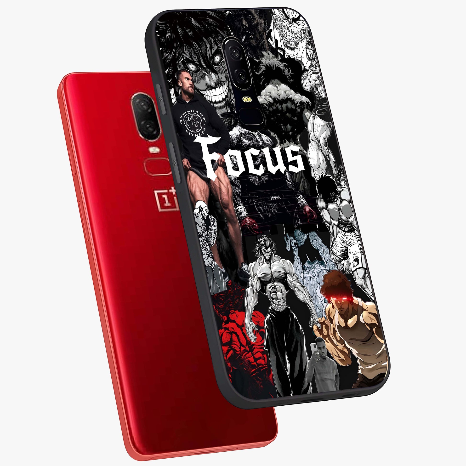 Relentless Power Focus Glass Case displayed in angled mockup highlighting bold statement design with modern aesthetic style.