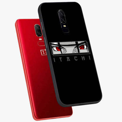 Scarlet Gaze Dominance Glass Case displayed in angled mockup highlighting intense visual design with bold scarlet aesthetic.