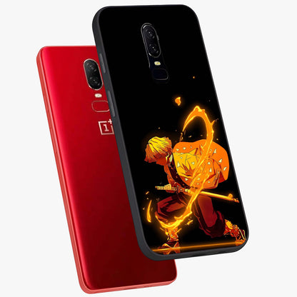Thunder Flame Execution Glass Case displayed in angled mockup highlighting dramatic fire themed design with intense fantasy aesthetic.