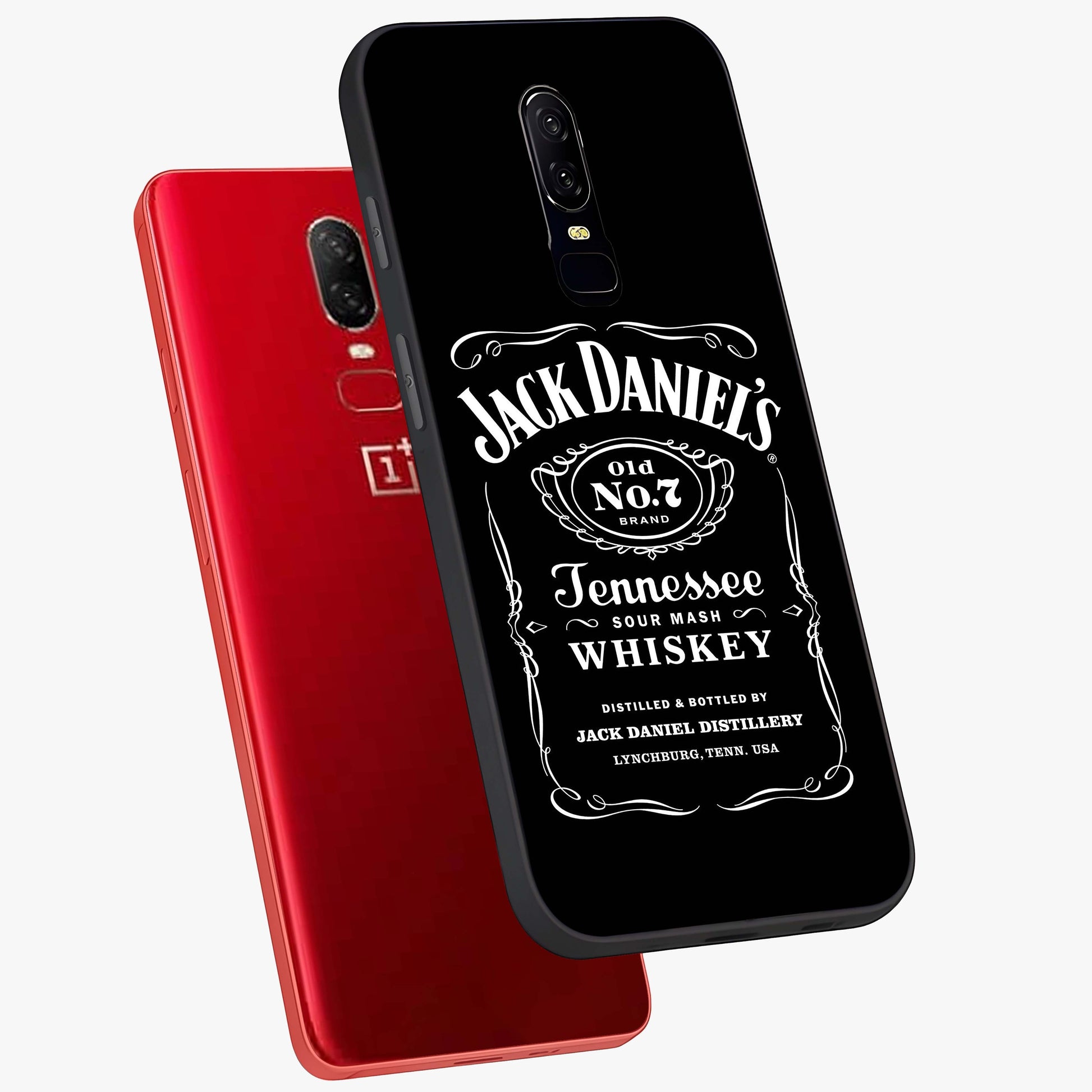 Vintage Whiskey Heritage Glass Case displayed in angled mockup highlighting retro beverage themed design with heritage aesthetic.