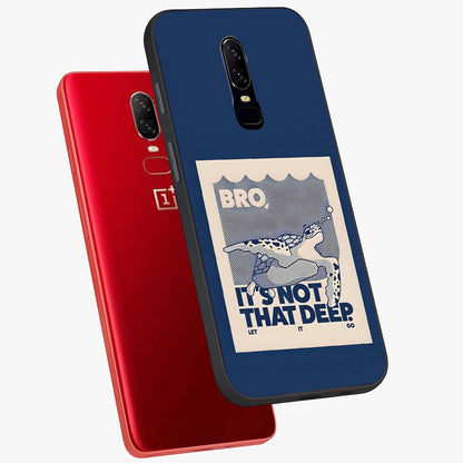 Worry Less Swim Glass Case displayed in angled mockup highlighting fun typography design with relaxed aesthetic style.