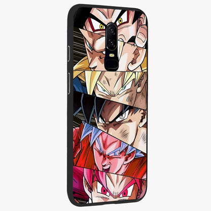 Anime Character Glass Case upright view showcasing expressive anime artwork with bold graphic style.