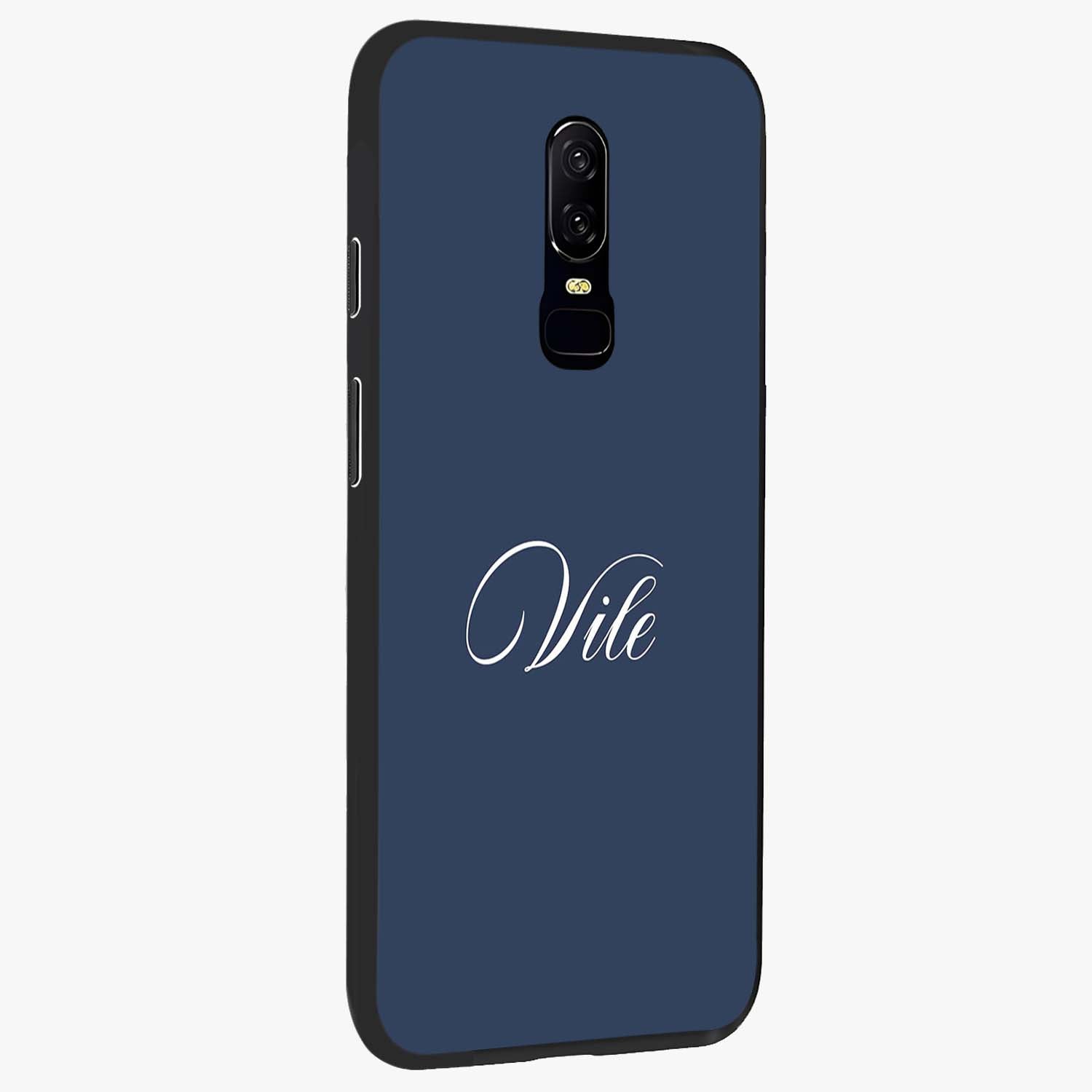 Blue Vintage Floral Pattern Glass Case displayed in angled mockup highlighting classic blue floral pattern and retro aesthetic design.