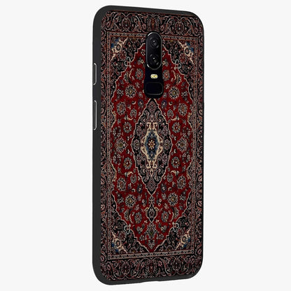 Heritage Carpet Royale Glass Case upright view showcasing detailed ornamental artwork with luxurious traditional theme.