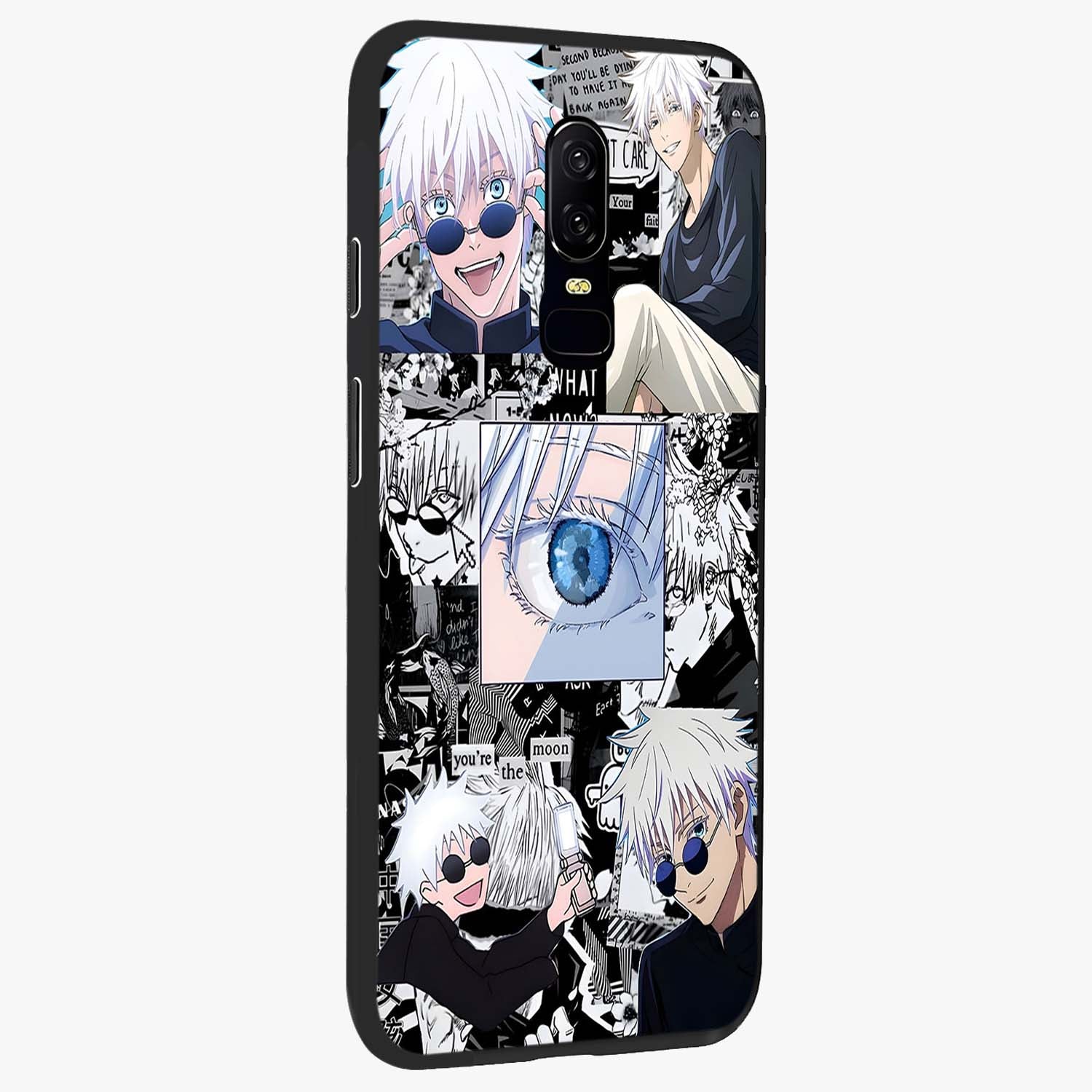 Infinity Sorcerer Chaos Glass Case upright view showcasing dramatic sorcerer artwork with chaotic mystical theme.