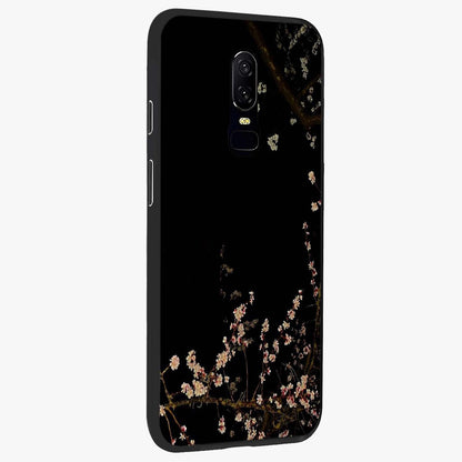 Petal Moon Light With Custom Name Glass Case upright view showcasing elegant floral moon artwork with personalized aesthetic.