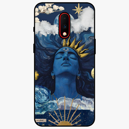 Aesthetic Lord Shiva Glass Case showing flat back view with divine Shiva artwork and glossy glass finish.