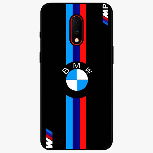 Turbo BMW Beast Glass Case showing flat back view with high performance sports car artwork and glossy glass finish.