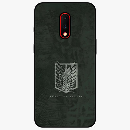 Wings Of Freedom Glass Case showing flat back view with symbolic wings artwork and glossy glass finish.