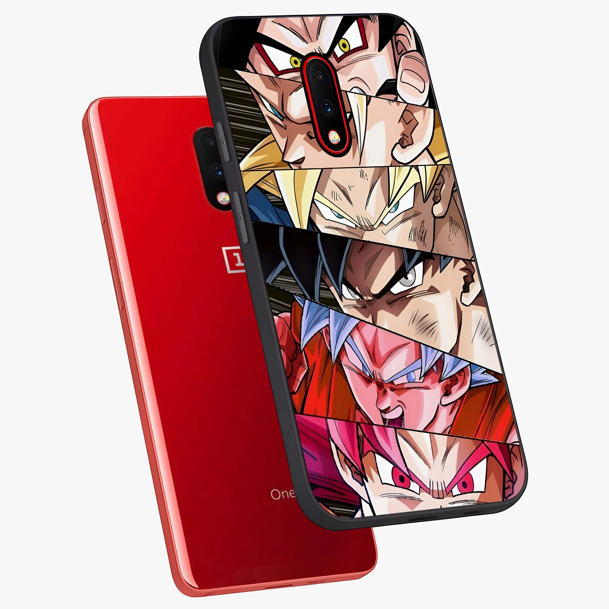 Anime Character Glass Case displayed in angled mockup highlighting colorful anime character illustration.