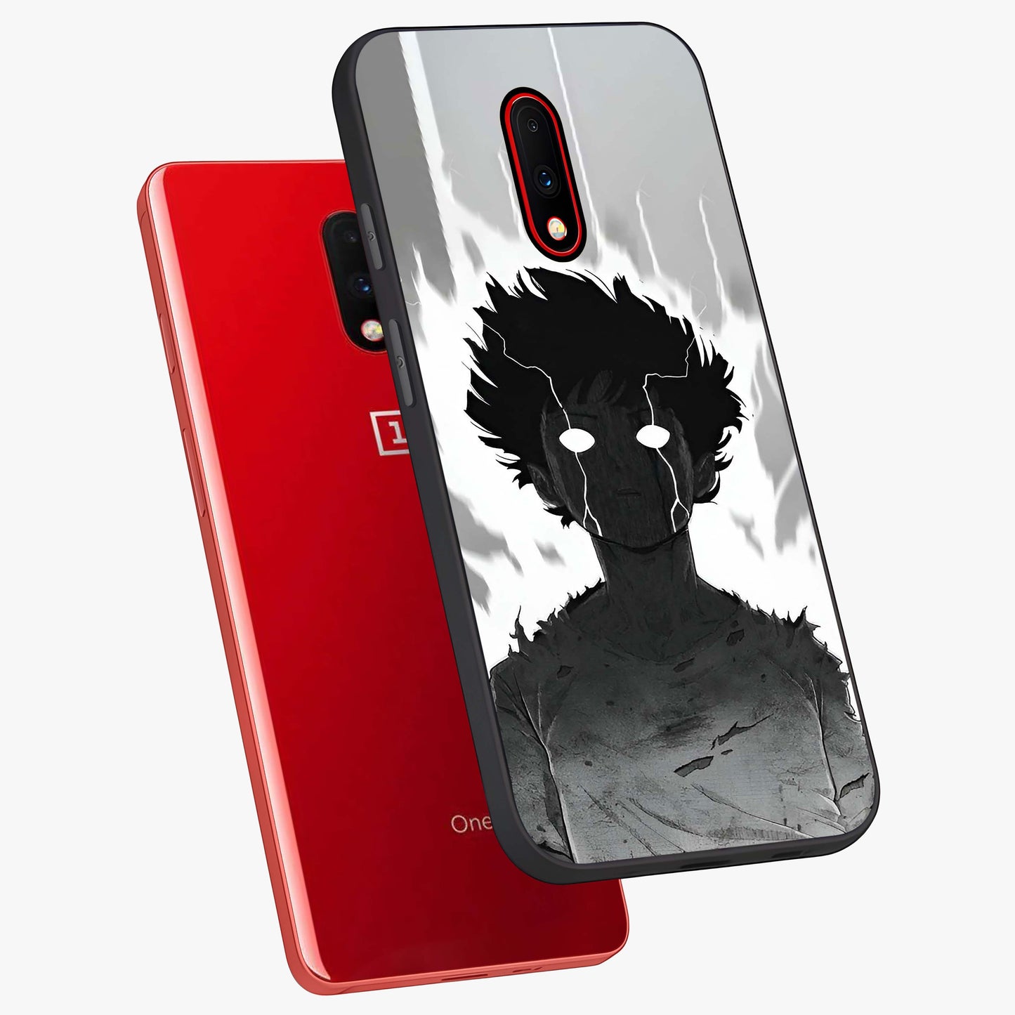 Awakened Inner Rage Glass Case displayed in angled mockup highlighting powerful graphic design and bold artistic theme.