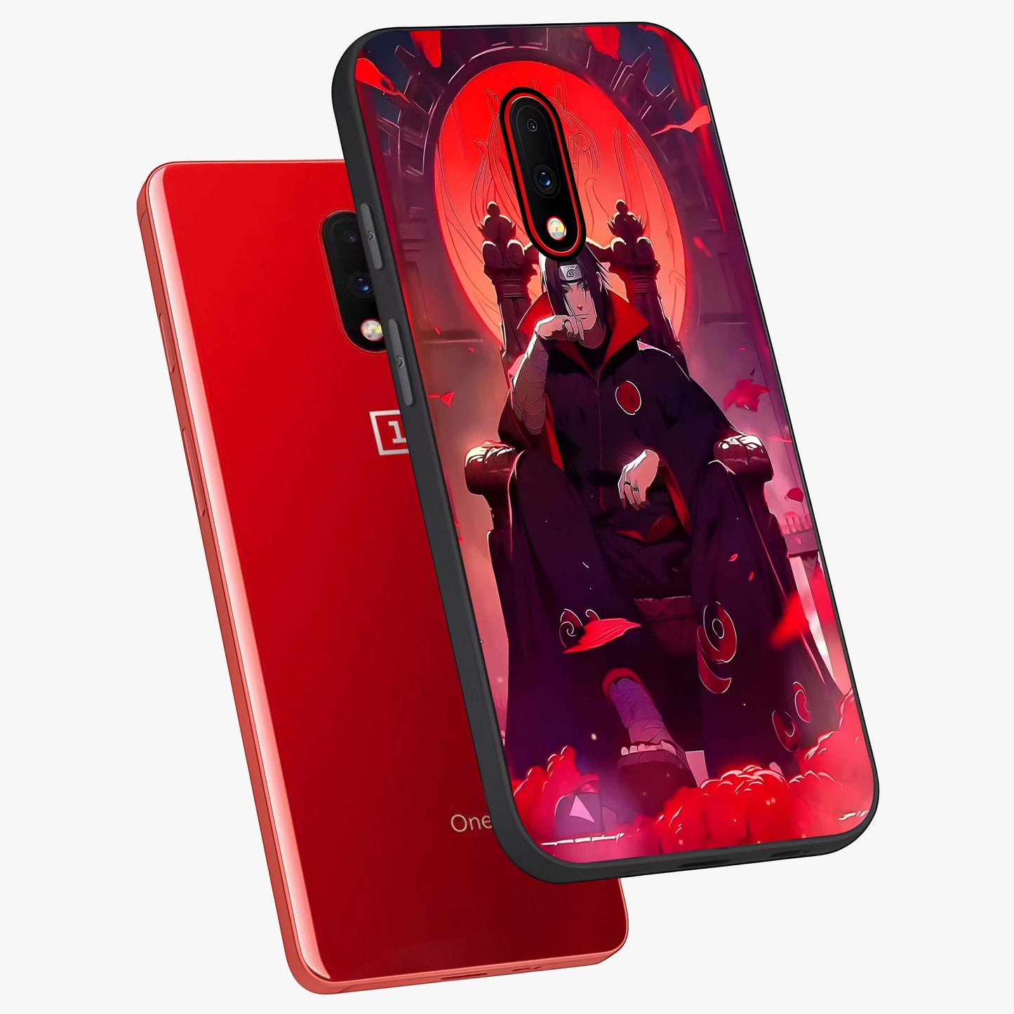 Blood Moon Sovereign Glass Case displayed in angled mockup highlighting dark celestial moon design and dramatic theme.