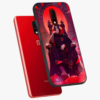 Blood Moon Sovereign Glass Case displayed in angled mockup highlighting dark celestial moon design and dramatic theme.