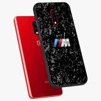 Carbon Speed Mark Glass Case displayed in angled mockup highlighting racing inspired carbon design and sleek aesthetic style.