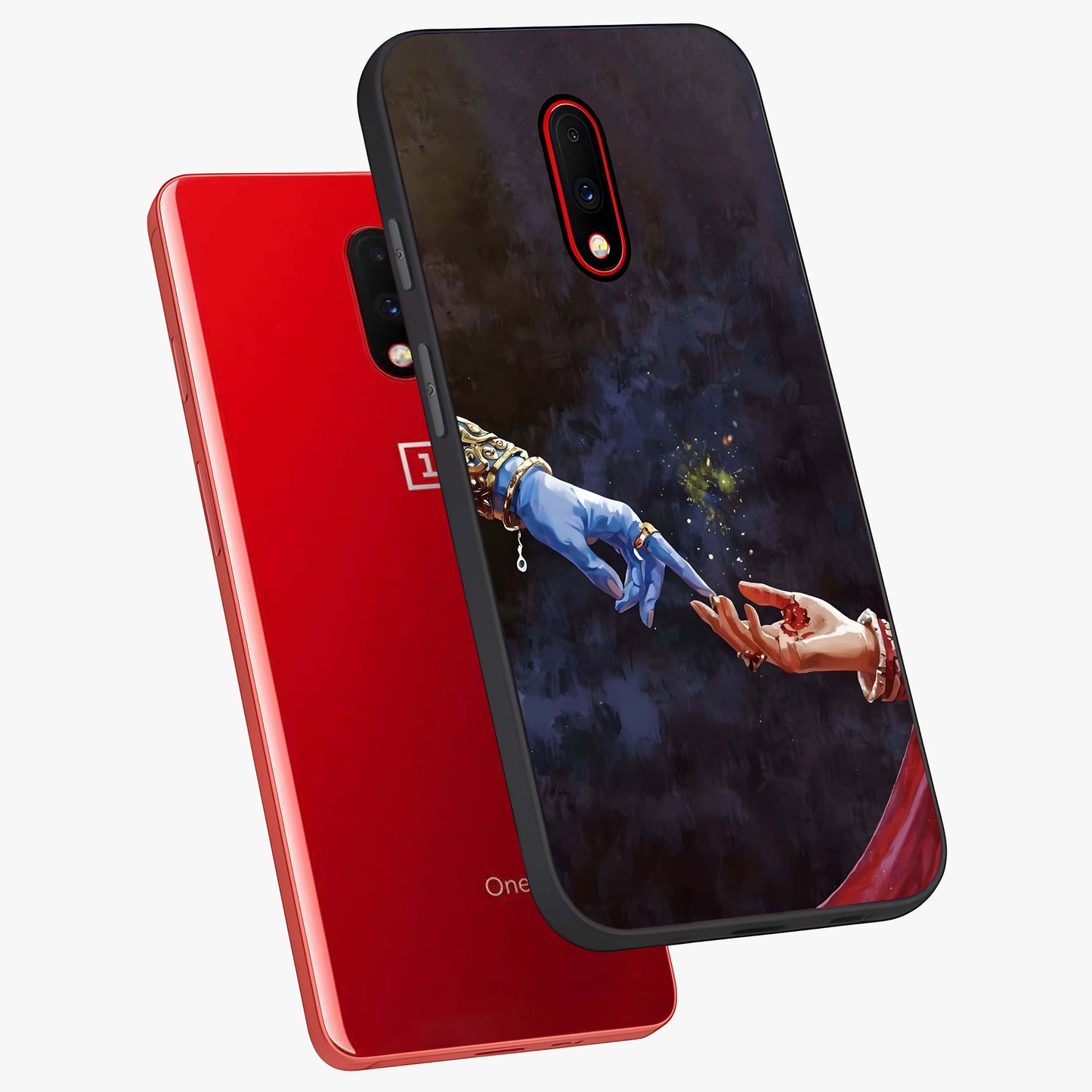 Divine Touch Eternal Glass Case displayed in angled mockup highlighting elegant divine inspired design with calm aesthetic style.