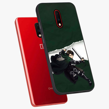 Emerald War Vanguard Glass Case displayed in angled mockup highlighting intense battle inspired design with emerald tone aesthetic.