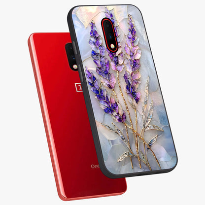 Lavender Dream Glow Glass Case displayed in angled mockup highlighting dreamy purple glow design with soft artistic style.