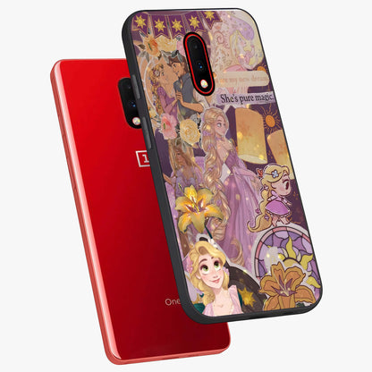 Magical Tangled Dream Glass Case displayed in angled mockup highlighting whimsical fantasy design with magical aesthetic.