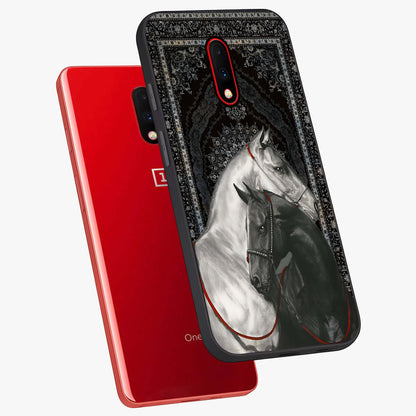 Majestic Ride Legacy Glass Case displayed in angled mockup highlighting sleek vehicle design with bold racing aesthetic.