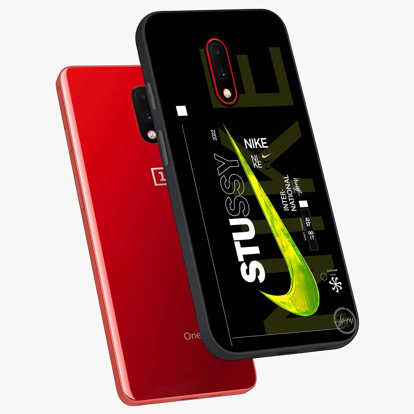 Neon Street Edition Glass Case displayed in angled mockup highlighting vibrant urban design with bold street aesthetic.