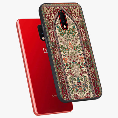 Persian Inspired Glass Case displayed in angled mockup highlighting intricate traditional design with elegant cultural aesthetic.