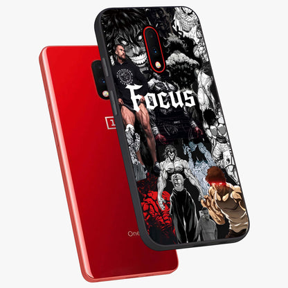 Relentless Power Focus Glass Case displayed in angled mockup highlighting bold statement design with modern aesthetic style.