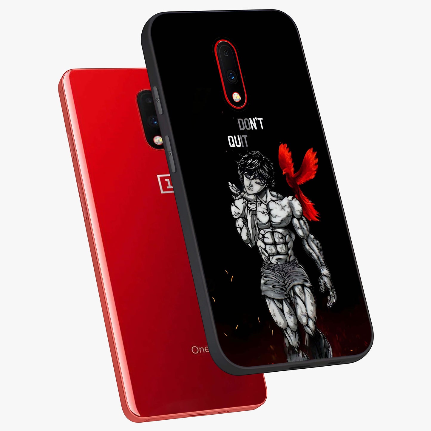 Rise Beyond Limits Glass Case displayed in angled mockup highlighting inspiring message design with modern aesthetic style.