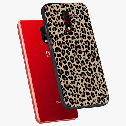 Savage Chic Pattern Glass Case displayed in angled mockup highlighting bold fashion inspired design with chic aesthetic.