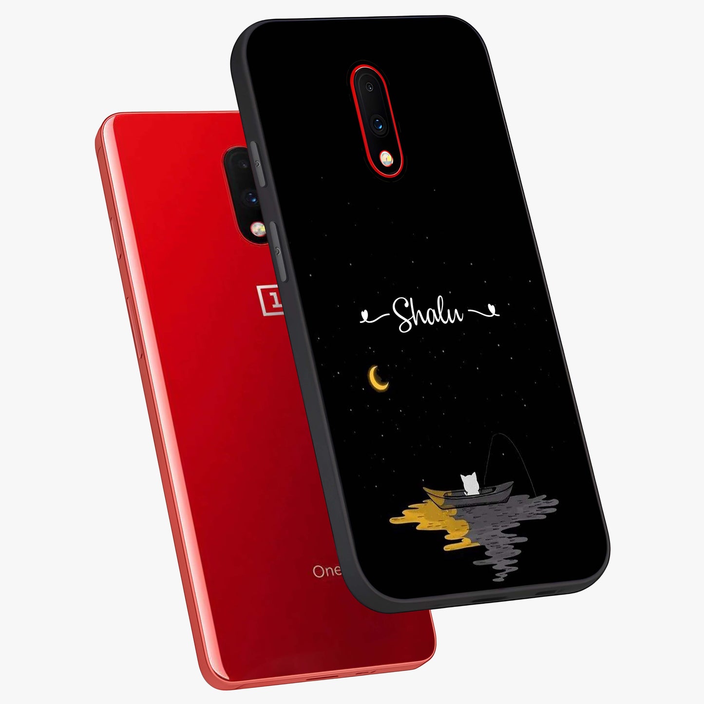 Silent Night Row Glass Case displayed in angled mockup highlighting peaceful evening design with dreamy night aesthetic.