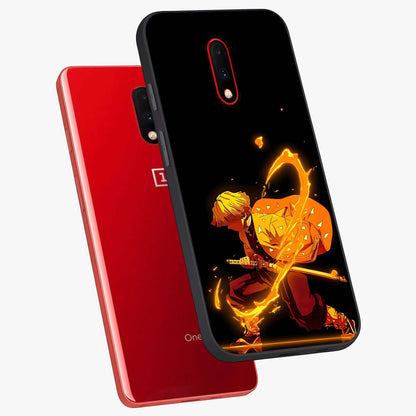 Thunder Flame Execution Glass Case displayed in angled mockup highlighting dramatic fire themed design with intense fantasy aesthetic.