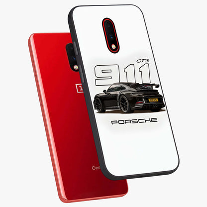 Turbo Legacy Icon Glass Case displayed in angled mockup highlighting dynamic automotive design with performance aesthetic.