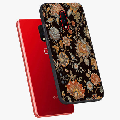Vintage Floral Dream Glass Case displayed in angled mockup highlighting elegant vintage flower design with soft aesthetic style.